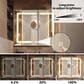HOMLUX 36" x 30" Bathroom Medicine Cabinet with Mirror in Silver, , large