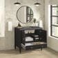 James Martin Vanities Myrrin 36" Vanity in Carbon Oak with 3 cm Parisien Bleu Quartz Top, , large