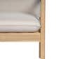 Hearth and Haven Outdoor Club Chair with Tapered Legs in Beige (Set of 2), , large
