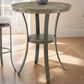 Linon Home Decor Franklin Bar Height Pub Table in Pewter and Grey Wash - Table Only, , large