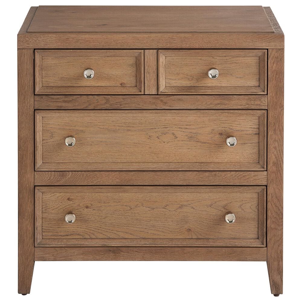 Universal Furniture Weekender King Canopy Bedroom with Two Nightstands in Natural and Sand Dune, , large