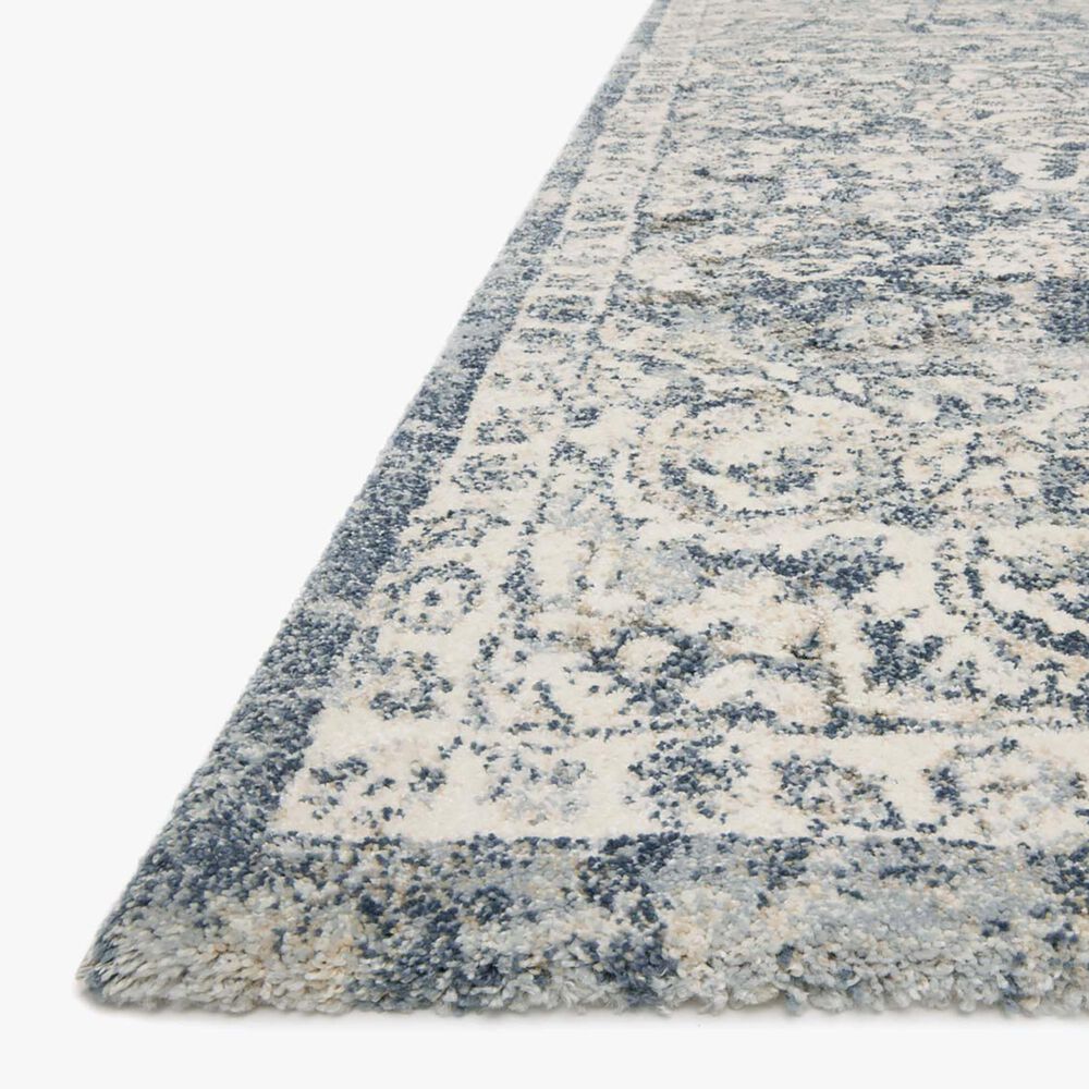 Loloi Theory THY-02 2&#39;7&quot; x 4&#39; Ivory and Blue, , large