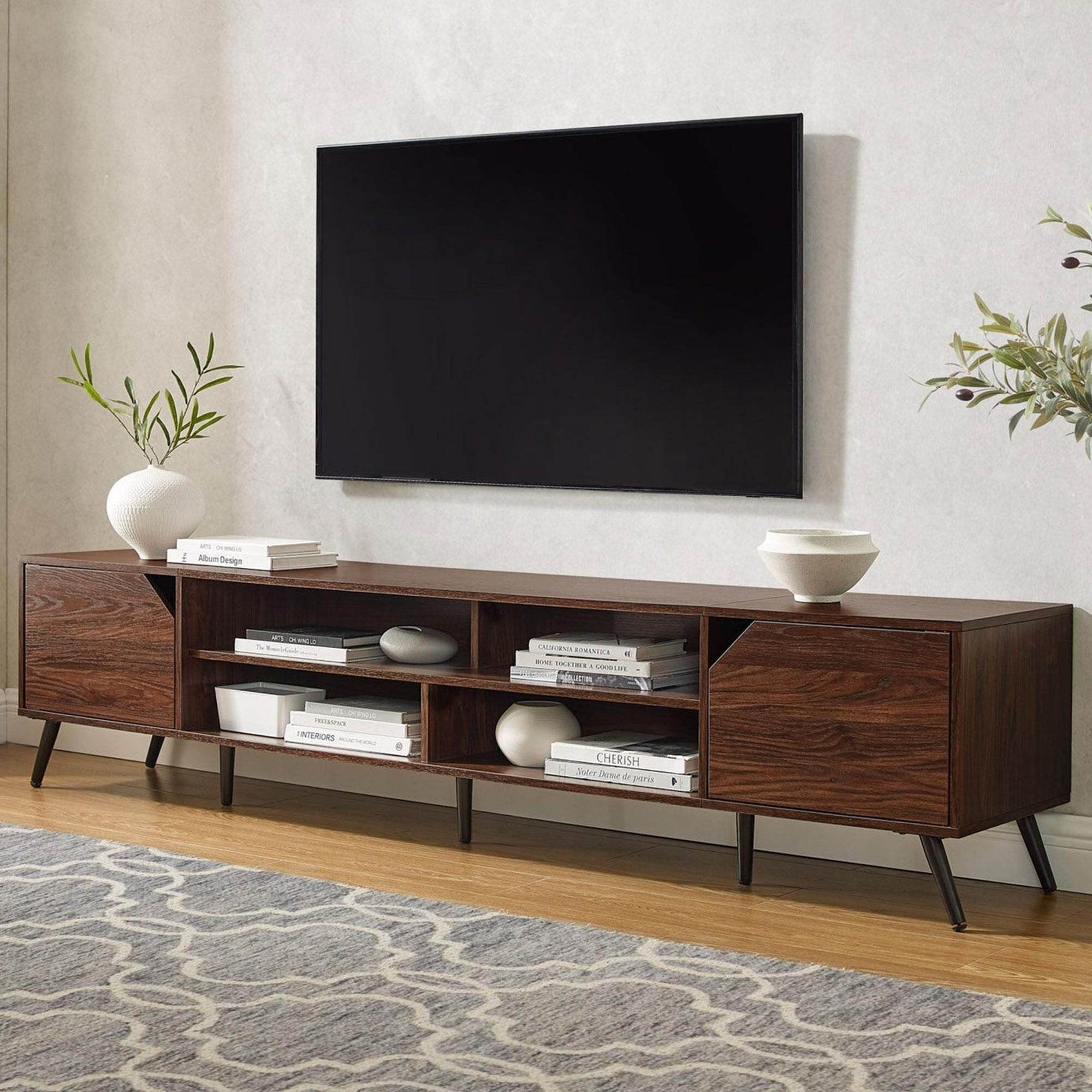 Angular on sale tv stand