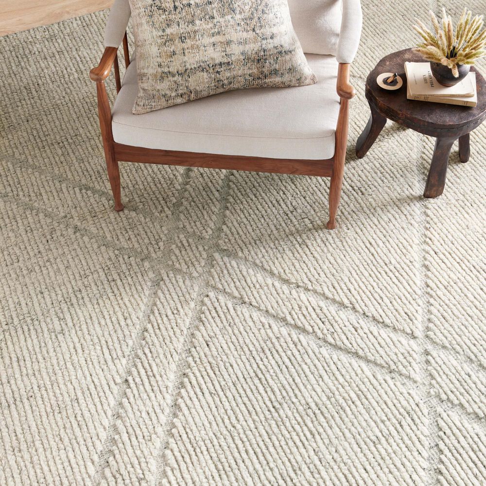 Amber Lewis x Loloi Gwyneth 8&#39; x 10&#39; Ivory and Silver Area Rug, , large