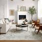 Surya Dresden Taupe, Off-White, Dusty Sage, Deep Teal, Olive, Light Gray and Mustard 7"10" x 10"2" Area Rug, , large