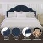 The Monday Company Cynthia Upholstered Headboard in Navy, , large