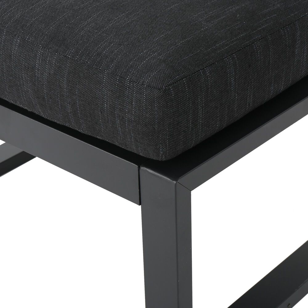 Noble House Navan 6Piece Patio Sofa Set in Black NFM