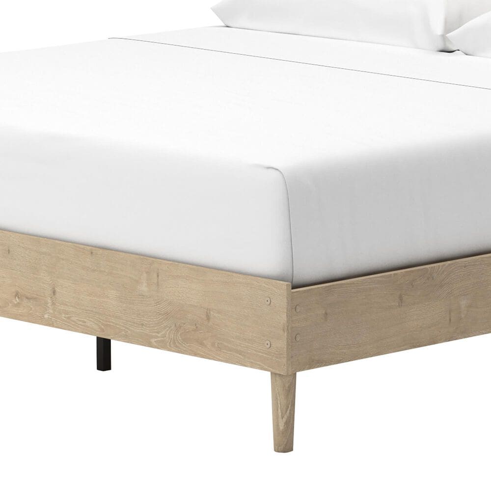 Ashley Cielden King Platform Bed in Tan, , large