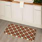 Mohawk Dri-Pro Deluxe Harvest Chalk Plaid 1"8" x 3"6" Multicolor Area Rug, , large