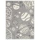 Balta Rugs Castoldi Space Planets 5"3" x 7" Grey Kids Area Rug, , large