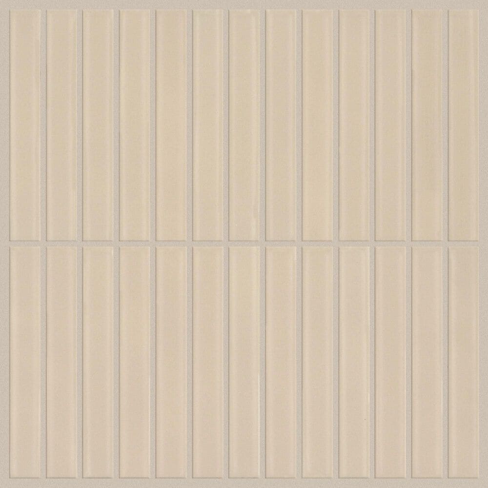 Shaw Embrace Seashell 11.5" x 11.75" Glass Mosaic Sheet, , large
