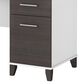 Bush Somerset 3 Piece Office Desk Set in Storm Gray/White, , large
