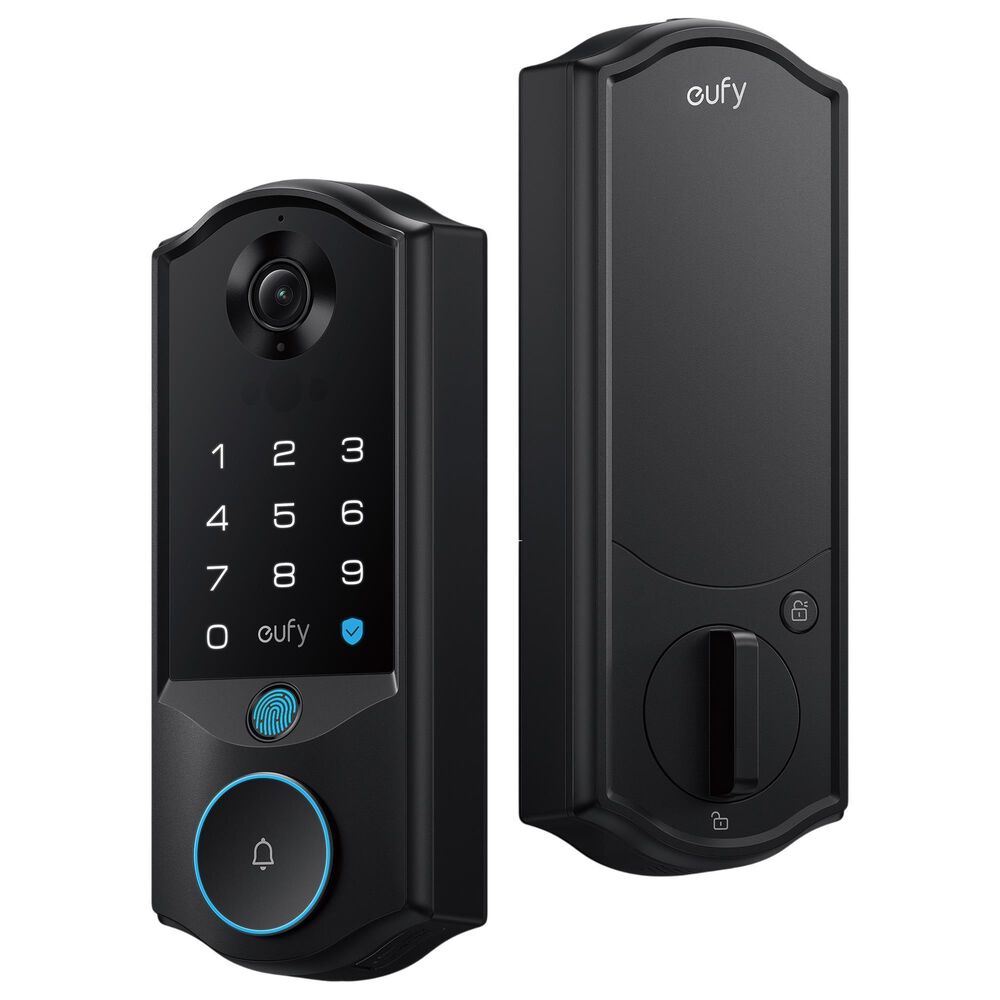 eufy FamiLock E40 Smart Security Lock with Facial Recognition in Black, , large