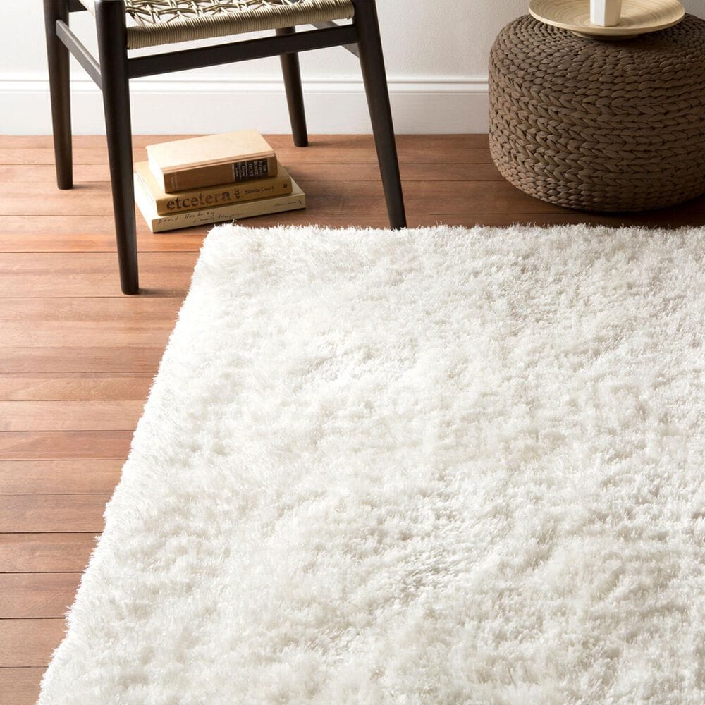 Surya Grizzly White 10&#39; x 14&#39; Area Rug, , large