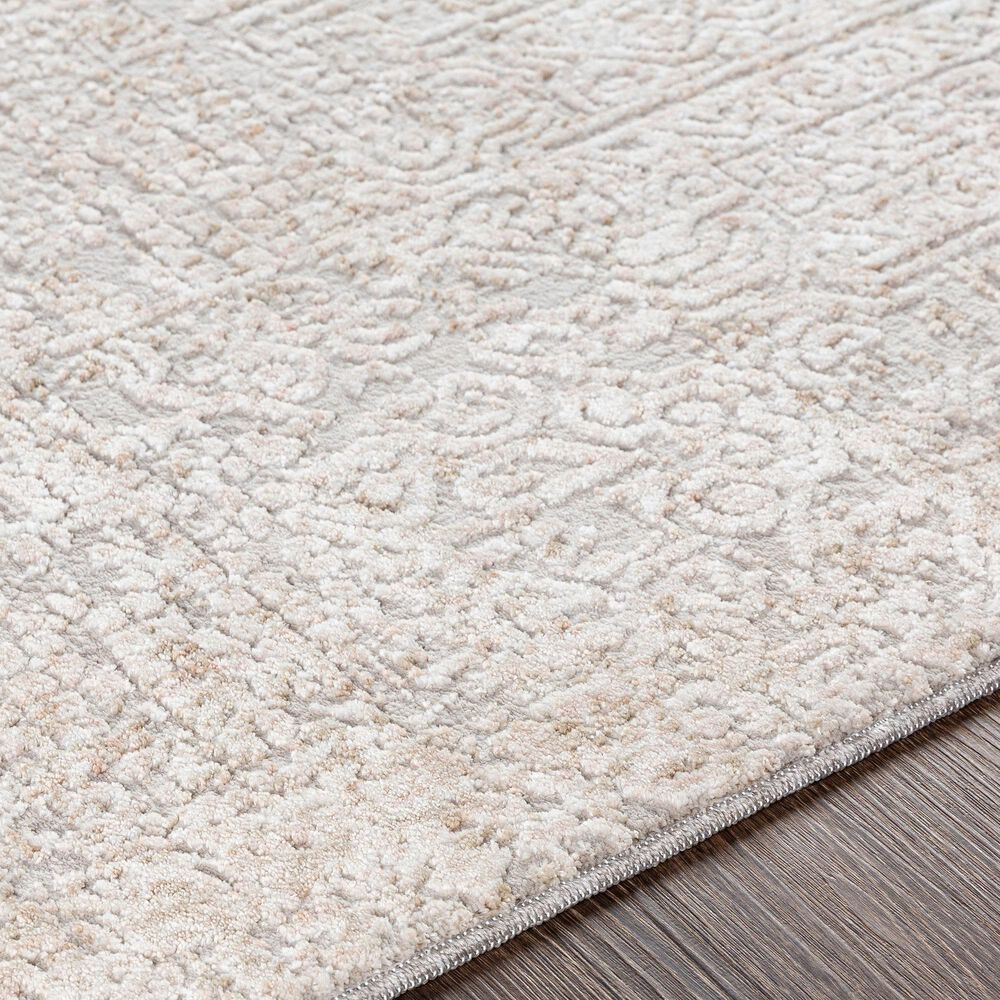 Surya Carmel 5&#39; x 7&#39;3&quot; Gray, White, Taupe and Ivory Area Rug, , large
