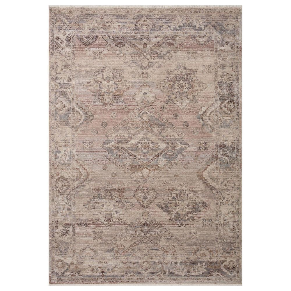 Loloi Lyra 2"7" x 12" Blush and Dove Runner, , large