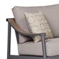 Ashley Ocean Beach Stationary Loveseat with Cushions in Gray, , large