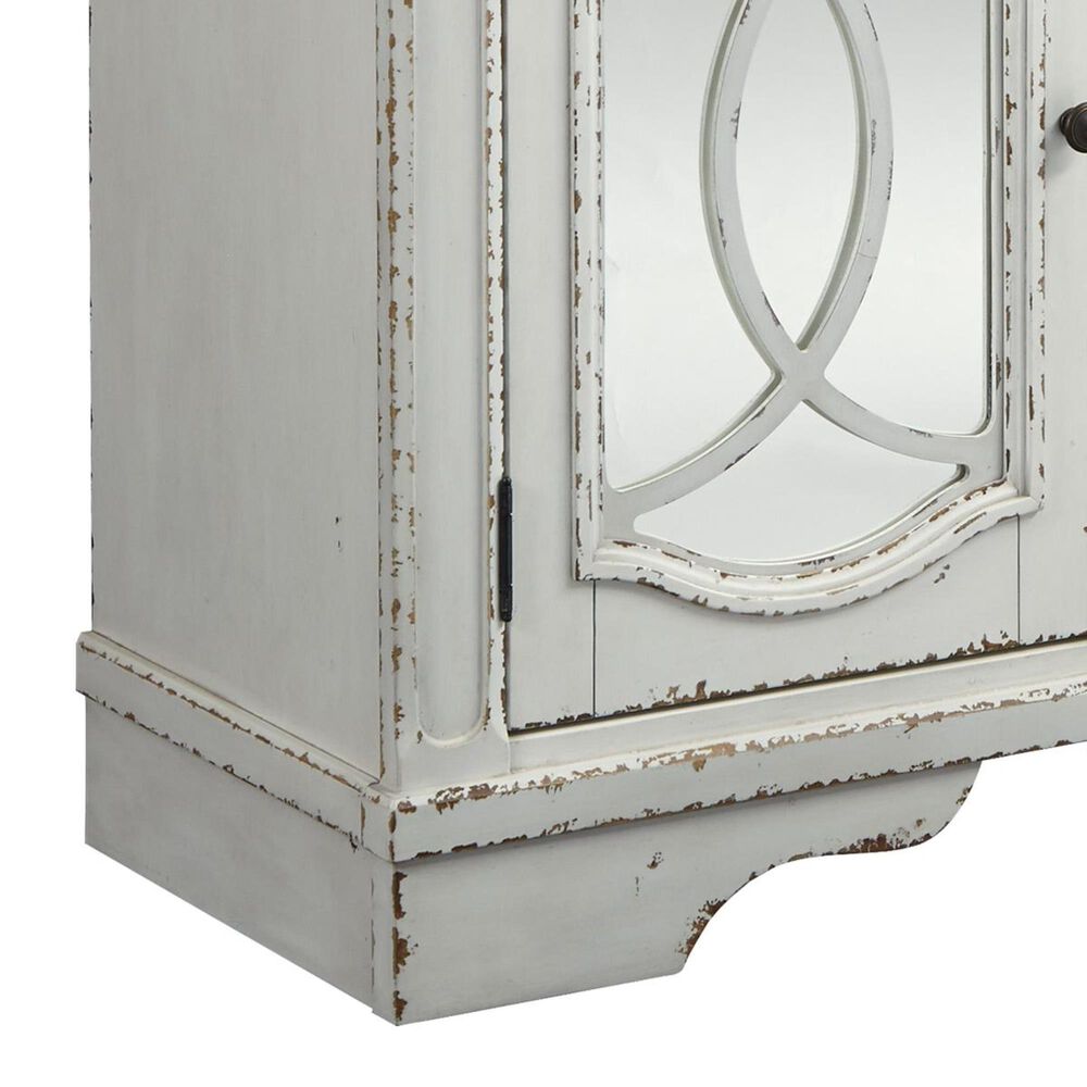 Ashley Realyn XL 74&quot; TV Stand in Chipped White, , large