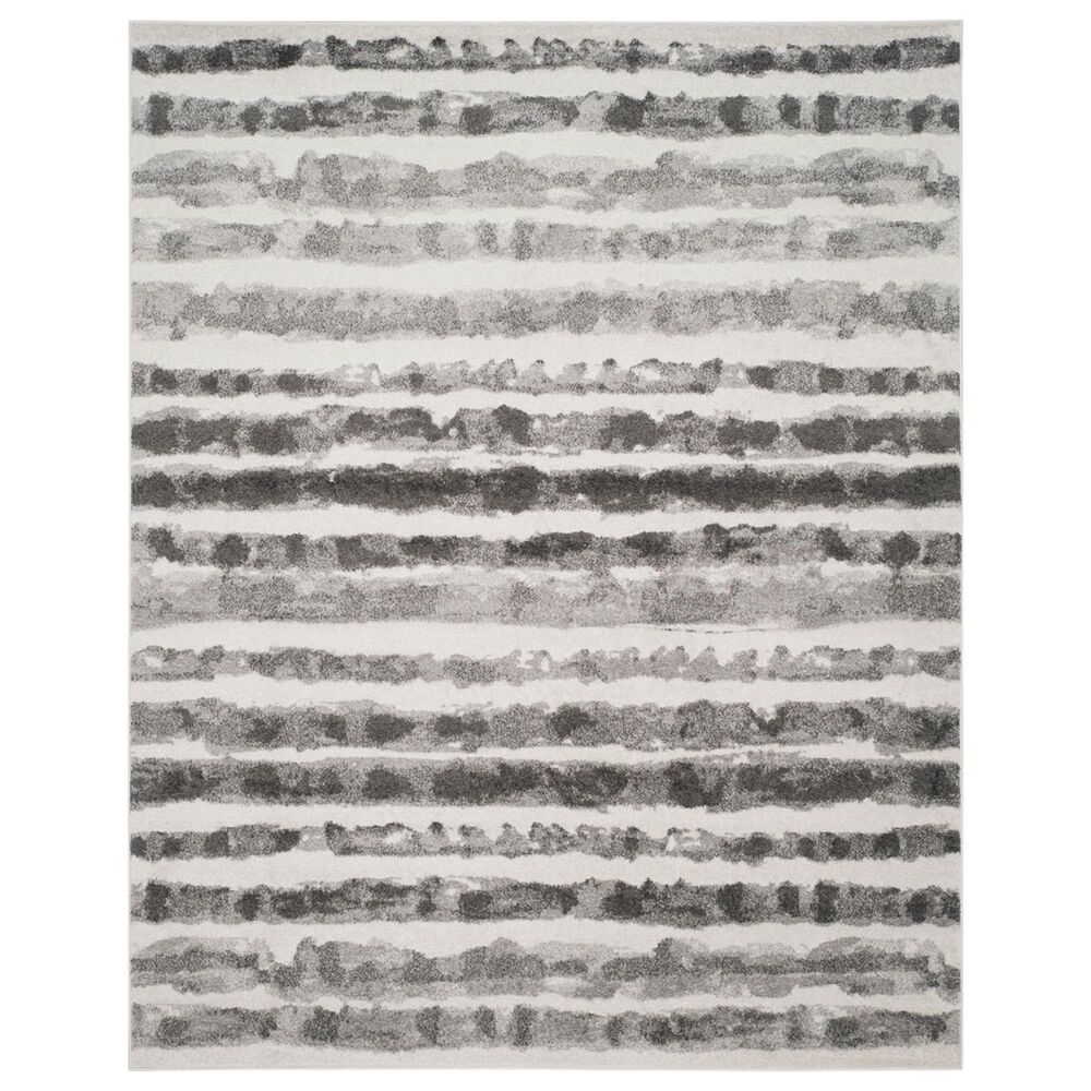 Safavieh Adirondack ADR126N 10" x 14" Ivory and Charcoal Area Rug, , large