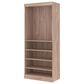 Bestar Pur Closet Organizer with 3-Drawer in Rustic Brown, , large