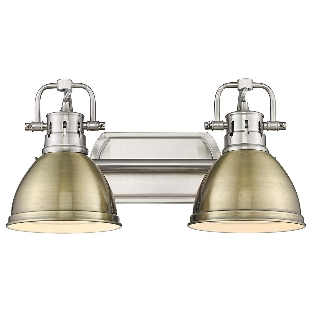 Golden Lighting Duncan 2-Light Bath Vanity in Pewter, , large