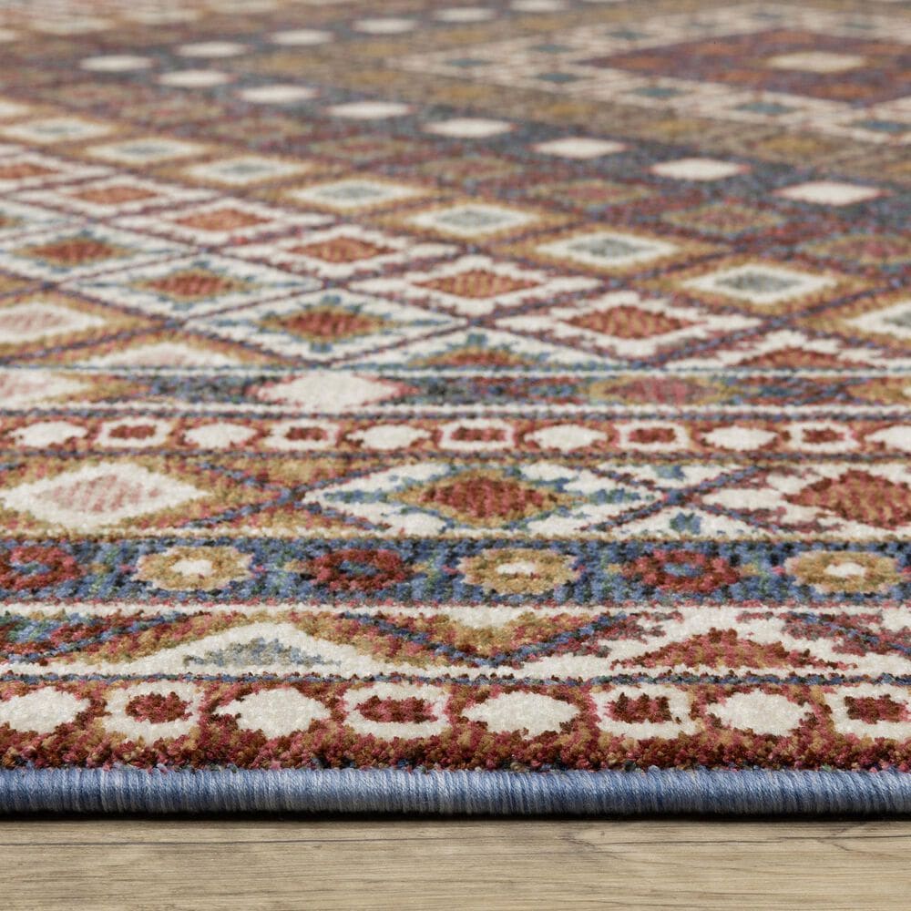 Oriental Weavers Hastings HA08B 7'10" x 10'10" Multicolor Area Rug, , large