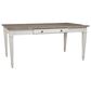 Ashley Skempton Dining Table in White and Light Brown - Table Only, , large