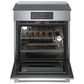 Bosch Benchmark 2-Piece Kitchen Package with 4.6 Cu. Ft. Induction Slide-in Range and 1.9 Cu. Ft. Over-The-Range Microwave in Stainless Steel, , large