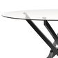 Ashley Pharwynn Round Dining Table in Dark Gunmetal - Table Only, , large