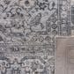 Safavieh Isabella 5"3" x 7"6" Dark Grey and Cream Area Rug, , large