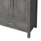 Lexora Home Jacques 72" Double Bathroom Vanity in Distressed Grey with 2 cm White Carrara Marble Top and Rectangular Sinks, , large