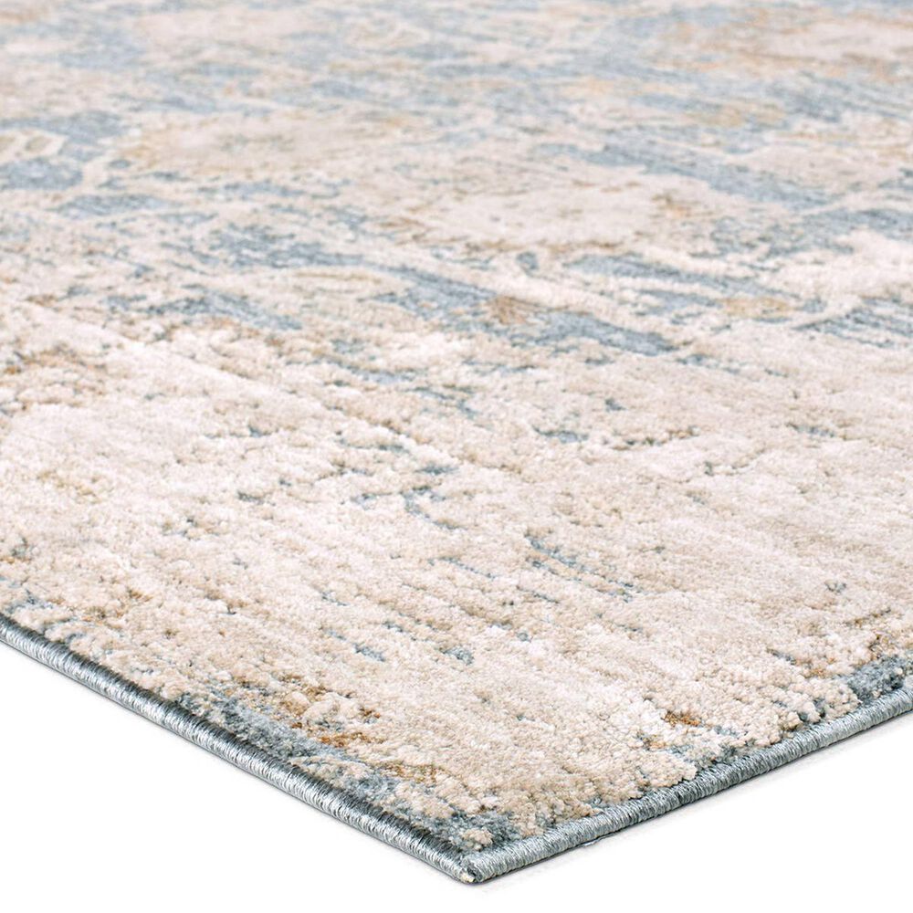 Jaipur Zarif Lupine Tan and Blue 6' x 9' Area Rug, , large