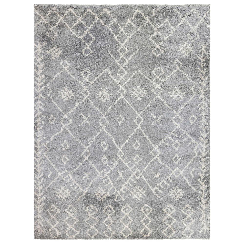 Amer Rugs Aspen 2" x 3" Gray and Ivory Area Rug, , large