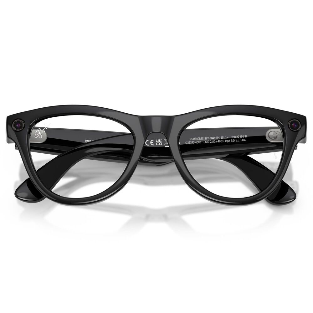 Rayban Glasses Skyler Gen 2 Sunglasses with Clear and Amethyst Transitions Lenses in Shiny Black, , large