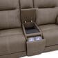 MotoMotion Trent Power Loveseat in Capriccio Cappuccino, , large