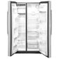G.E. 4-Piece Kitchen Package with 25.1 Cu. Ft. Side-by-Side Refrigerator and 30" Freestanding Electric Range in Stainless Steel, , large