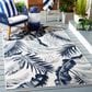 Safavieh Cabana CBN452A 5"1" x 7"6" Ivory and Navy Indoor/Outdoor Area Performance Rug, , large
