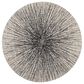 Safavieh Evoke EVK228K 3" Round Black and Ivory Area Rug, , large