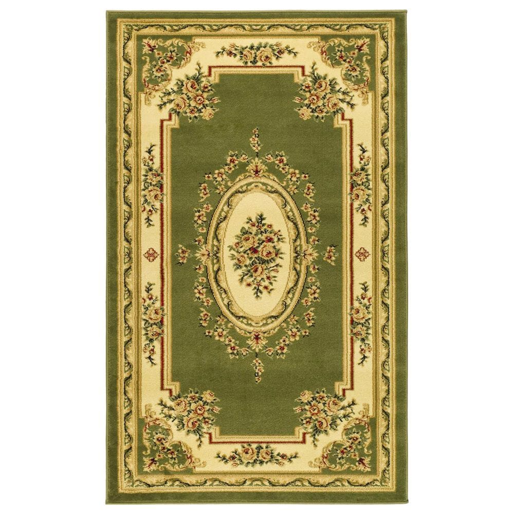 Safavieh Lyndhurst LNH218 3"3" x 5"3" Sage and Ivory Area Rug, , large