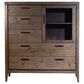 Urban Home Boracay 5-Drawer Chest in Wild Oats Brown, , large