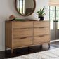 Riva Ridge Cyrus King Sleigh Bed with Dresser and Nightstand in Almond Bisque, , large