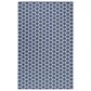 Nourison Twist Reversible 6" x 9" Navy Indoor/Outdoor Area Rug, , large