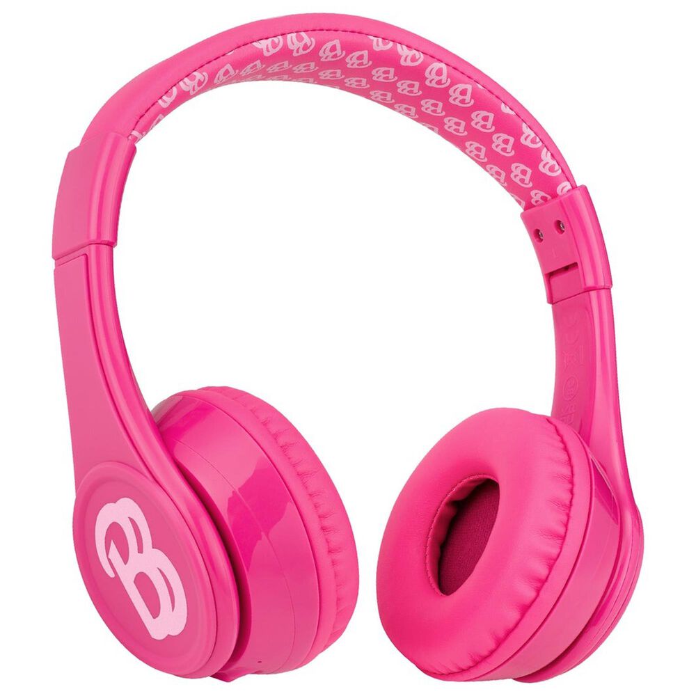 KIDdesigns Barbie Bluetooth Headphones in Pink, , large