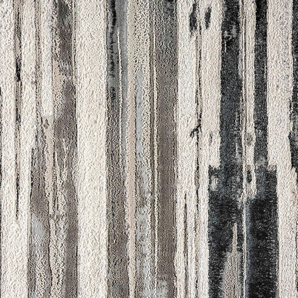 Feizy Micah 3&#39;11&quot; x 6&#39; Silver Runner, , large