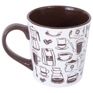 Gibson Overseas, Inc Vintage Brew 18 Ounce Coffee Maker Stoneware Mug in Multicolor, , large