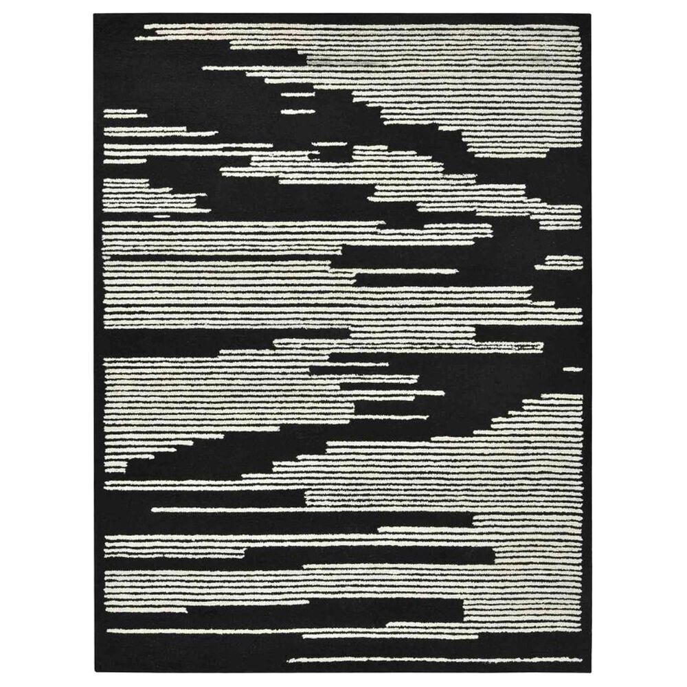 Amer Rugs Chicago 5" x 8" Ebony Area Rug, , large