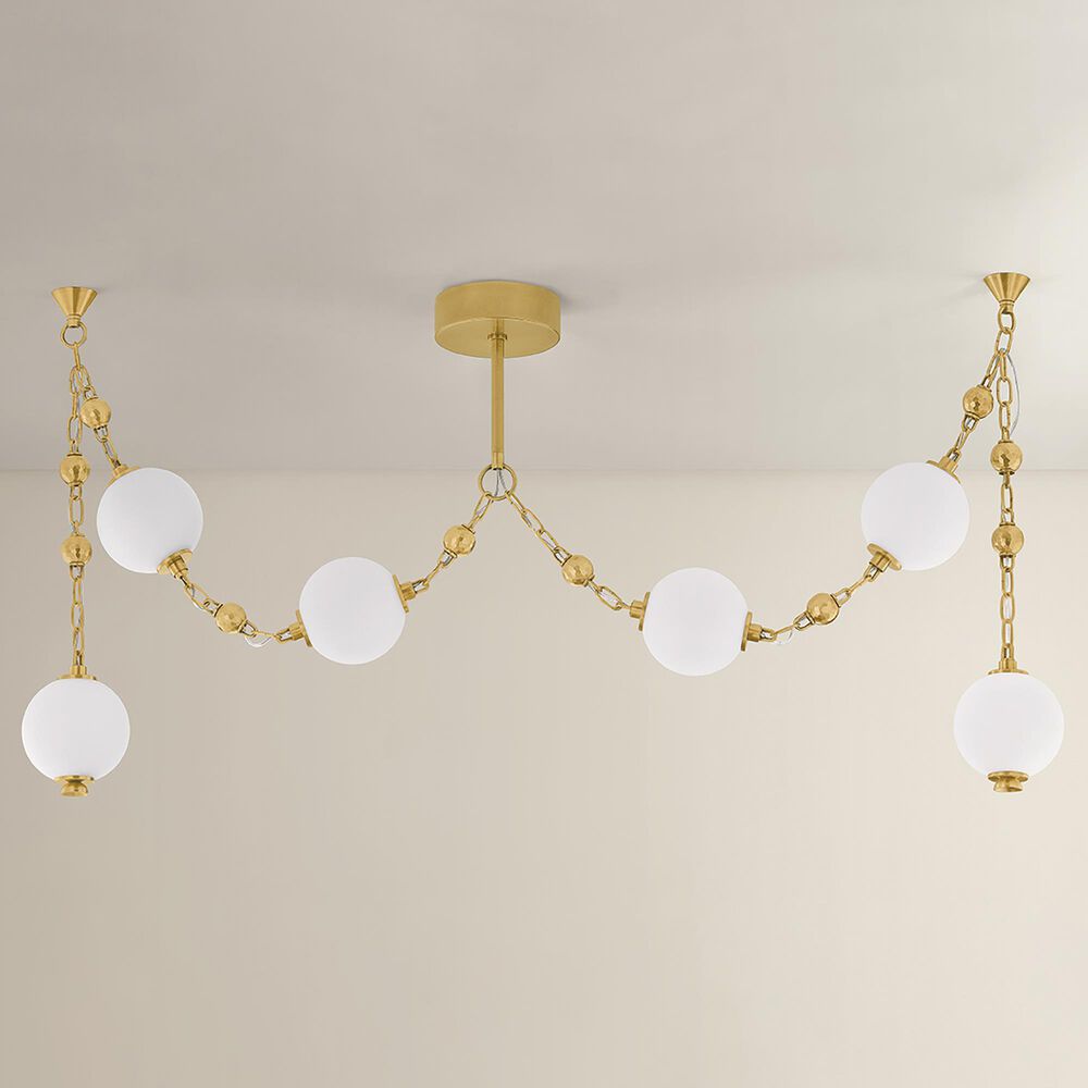 Troy Lighting Corda 6-Light Linear in Vintage Brass, , large