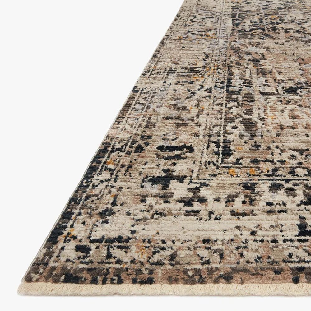 Loloi Leigh 2&#39;7&quot; x 7&#39;8&quot; Charcoal and Taupe Runner, , large