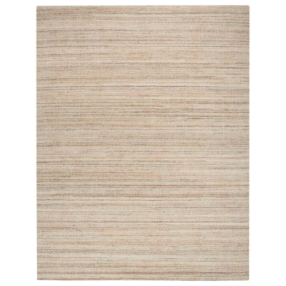 Nourison Abrash 7"9" x 9"9" Ivory and Grey Area Rug, , large
