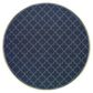 Oriental Weavers Marina 6025P 7"10" Round Navy and Ivory Area Rug, , large